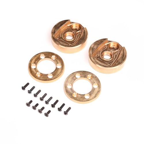 Portal Cover and Weights, Brass (122.4g,34.6g ea), AF16P: AXP8 von Axial