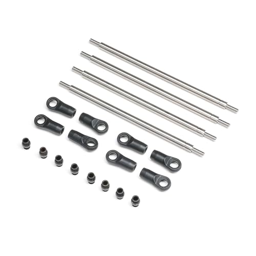 Rear Upper/Lower Links Set, Titanium: AXP8 von Axial