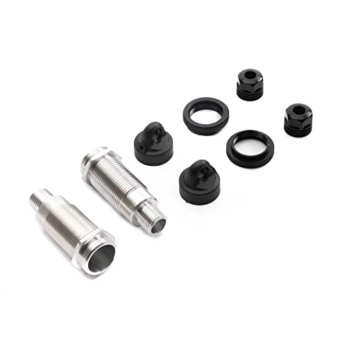 Axial AXI253000 SCX6: Threaded Shock Body, Cap & Collar Set (2), Multi von Axial