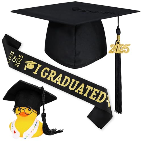 Axingqiwu 2025 Abschluss Hut Graduation Schärpe Lustig Ente Bachelor Hut Abi 2025 Geschenke Doktorhut Axingqiwu 2025 Abschluss Hut Graduation Schärpe Lustig Ente Bachelor Hut Abi 2025 Geschenke Doktorhut von Axingqiwu