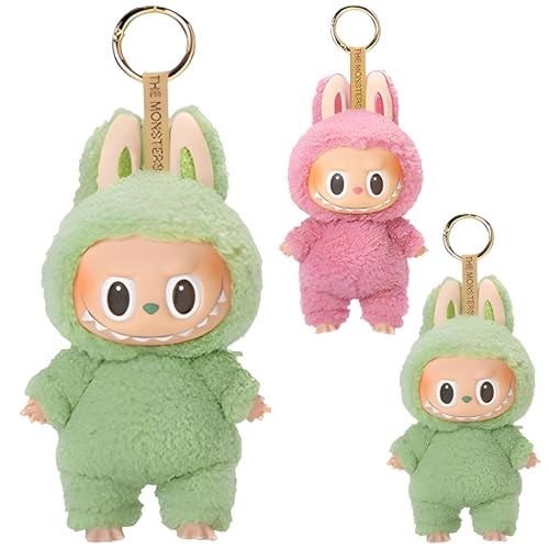 Axinyijia 2025 Neues Labubu Puppe, The Monsters Labubu Figuren Anhänger La bubu Monster Plüsch zum Sammeln (1Grün) von Axinyijia