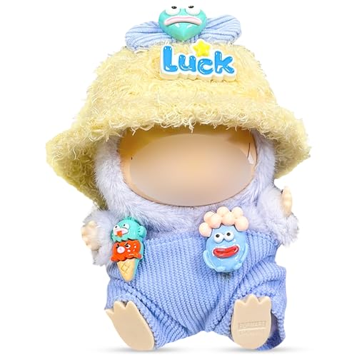 Axinyijia Labubu Monster Kleidung Bekleidung für Labubu Puppe DIY La bubu Outfit Outfit (Enthält Keine Puppen)(Großer Mund) von Axinyijia