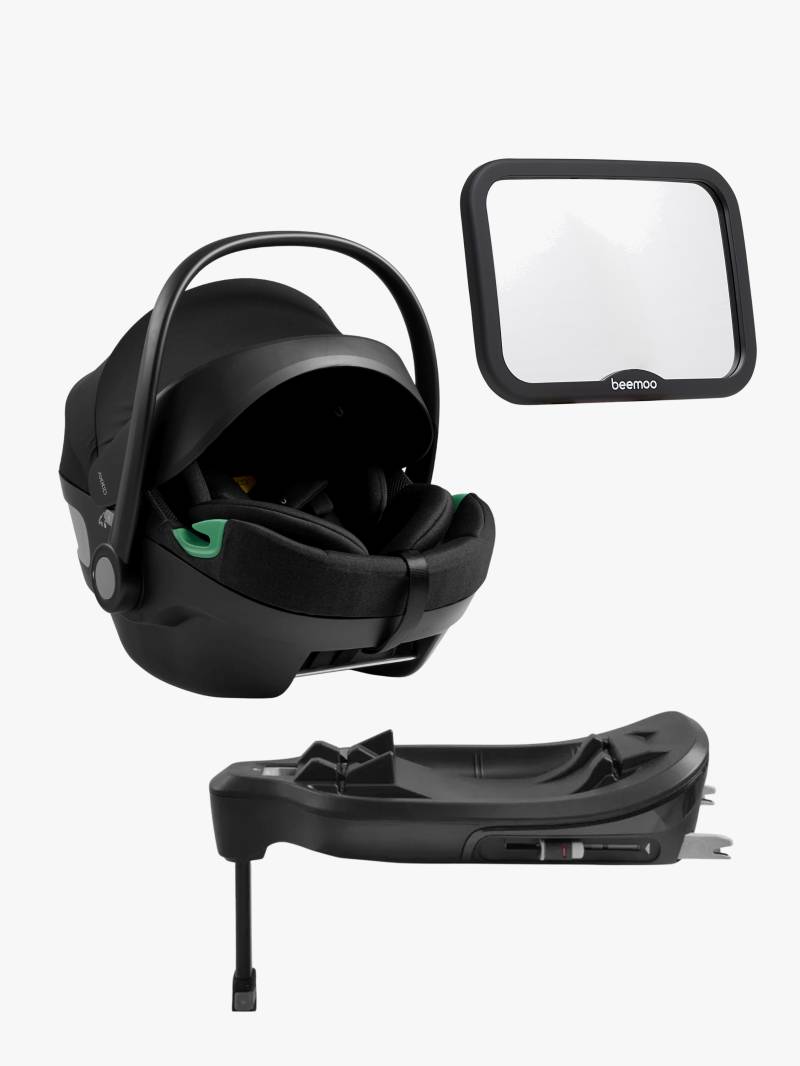 Axkid GOKID Babyschale inkl. Basis &  Autospiegel, Coastal Storm Black von Axkid
