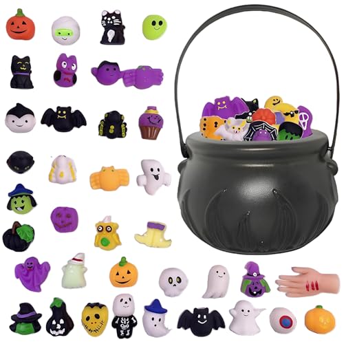 Axvxby 24 Stück Halloween-Kessel Spielzeug für Kinder Partygeschenke Stressabbau Geschenke für Jungen Mädchen Geburtstag Weihnachtsparty von Axvxby