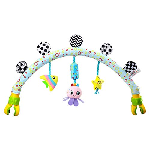 Ayaaa Spielbogen Spielzeug,Travel Arch Kinderwagen Spielzeug,Baby Reise Spielen Bogen Aktivität Bar Kinderwagen Kinderwagen Kinderbett von Ayaaa