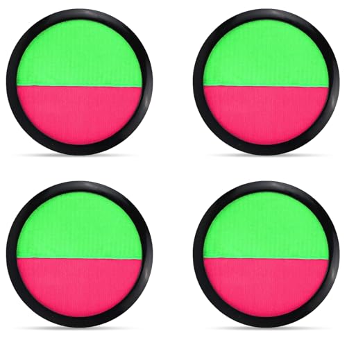 Ayizhiniu 4pcs Klettballspiel, Klett Ballwurfspiel, Outdoor Wurf Fangball Spiel, Wurfspiel Kinder Klett Bringen 2 Ball, Fangspiel Klettball, Anwendbar Strandspiele mit Freunden Freien Ayizhiniu 4pcs Klettballspiel, Klett Ballwurfspiel, Outdoor Wurf Fangball Spiel, Wurfspiel Kinder Klett Bringen 2 Ball, Fangspiel Klettball, Anwendbar Strandspiele mit Freunden Freien von Ayizhiniu