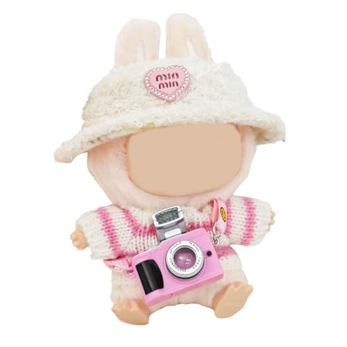 Ayizhiniu Labubu Kleidung, Niedliche Labubu-Spielzeugkleidung, Mini Plüsch Puppen Kleidung, Labubu Plüschspielzeugkleidung, Plush Hoodie Satz, Gilt für Labubu Plüschtiere von Ayizhiniu