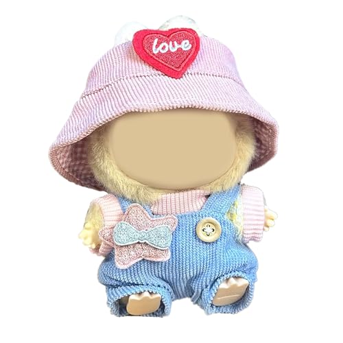 Ayizhiniu Labubu Kleidung, Niedliche Labubu-Spielzeugkleidung, Mini Plüsch Puppen Kleidung, Labubu Plüschspielzeugkleidung, Plush Hoodie Satz, Gilt für Labubu Plüschtiere von Ayizhiniu