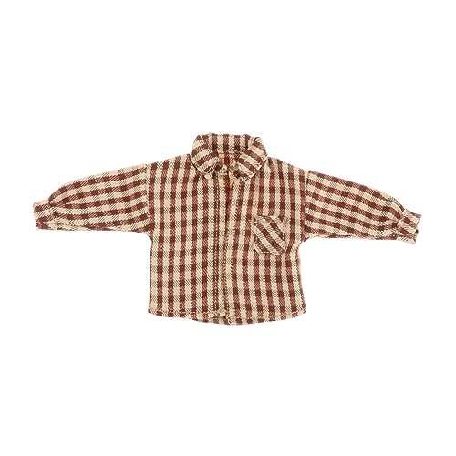 Aymzbd 1/12 Männliches Hemd, Puppenkleidung, Langlebig, Bequem, Trendige Miniatur Outfits, Mini Kleidung für 6 Zoll Puppenmodellfiguren, Zubehör, Khaki Aymzbd 1/12 Männliches Hemd, Puppenkleidung, Langlebig, Bequem, Trendige Miniatur Outfits, Mini Kleidung für 6 Zoll Puppenmodellfiguren, Zubehör, Khaki von Aymzbd