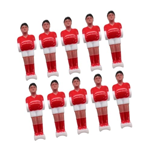 Aymzbd 10pcs Foosball Männer Ersatz Set Foosball Spieler Fußballspiele Praktische Mini Fußballspieler Finden Spielzeug für Heimsindoor, Rot-Weiss Aymzbd 10pcs Foosball Männer Ersatz Set Foosball Spieler Fußballspiele Praktische Mini Fußballspieler Finden Spielzeug für Heimsindoor, Rot-Weiss von Aymzbd