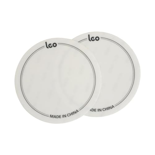 Aymzbd 2 Stück Trommelfell es, Schutzaufkleber, Langlebig, Einfache Und Schnelle Installation, Schlagfester Trommelfell Schutz, weiß 9,6cm von Aymzbd