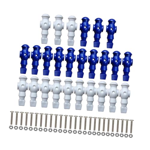 Aymzbd 26 Stücke Tisch Fußball Fußball Spieler Ersatz Teile Einfache Installationen Maschine Zubehör, Blau Weiß Aymzbd 26 Stücke Tisch Fußball Fußball Spieler Ersatz Teile Einfache Installationen Maschine Zubehör, Blau Weiß von Aymzbd