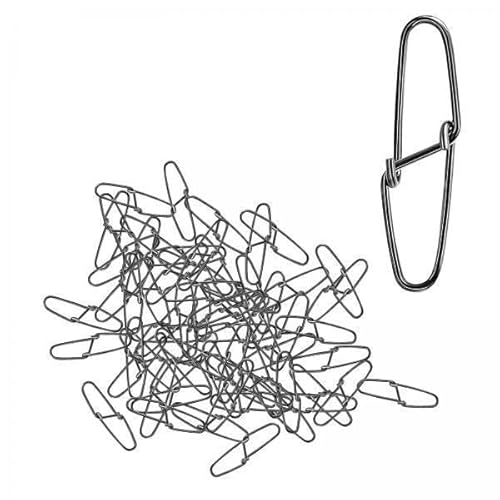 Aymzbd 2X 100x Angel Druckknöpfe, Schnell Wechselnde Angel Clips, Haken Druckknopf, Starke Verriegelung, Drehgelenk, Angelköder Anschluss für Barschforelle Aymzbd 2X 100x Angel Druckknöpfe, Schnell Wechselnde Angel Clips, Haken Druckknopf, Starke Verriegelung, Drehgelenk, Angelköder Anschluss für Barschforelle von Aymzbd