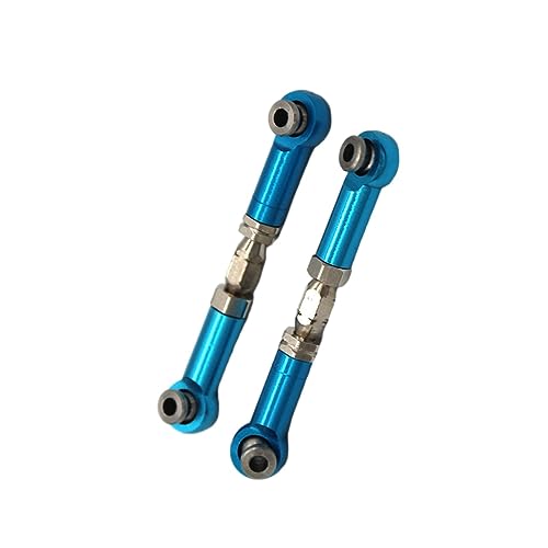 Aymzbd 2X Lenkgestänge RC Car Stoßstangen Hochfestes Metall RC Car Ersatzteil Gestängestangenende RC Spannschlösser für 1/16 16208 H16 Upgrade Teile, Blau Aymzbd 2X Lenkgestänge RC Car Stoßstangen Hochfestes Metall RC Car Ersatzteil Gestängestangenende RC Spannschlösser für 1/16 16208 H16 Upgrade Teile, Blau von Aymzbd