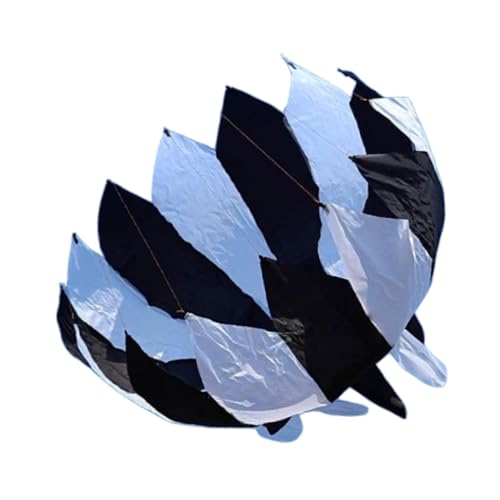 Aymzbd 3D-Drachen, Fliegende Drachen, 3D-Flugspielzeug, rahmenlose Kindergeschenke, großer Stranddrachen, großer Drachen für Outdoor-Strand, Camping, Schwarz-Weiss Aymzbd 3D-Drachen, Fliegende Drachen, 3D-Flugspielzeug, rahmenlose Kindergeschenke, großer Stranddrachen, großer Drachen für Outdoor-Strand, Camping, Schwarz-Weiss von Aymzbd