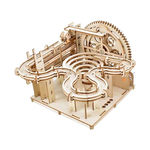 Aymzbd 3D-Holzpuzzle, mechanische Modellbausätze, Kugelbahn-Bausätze für Erwachsene und Kinder von Aymzbd