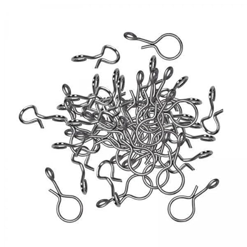 Aymzbd 3X 50 X Tragbare Schnellwechsel Angel Druckknöpfe Zum Fliegenfischen, Kein Knoten, für Süßwasser Salzwasser Haken, Köder, Angel Clips von Aymzbd