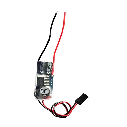 Aymzbd 5 V BEC Schaltmodus, Stabiler Spannungsregler Konverter, Empfänger Servo Stromversorgung für RC Flugzeughubschrauber, 5V 5A Aymzbd 5 V BEC Schaltmodus, Stabiler Spannungsregler Konverter, Empfänger Servo Stromversorgung für RC Flugzeughubschrauber, 5V 5A von Aymzbd