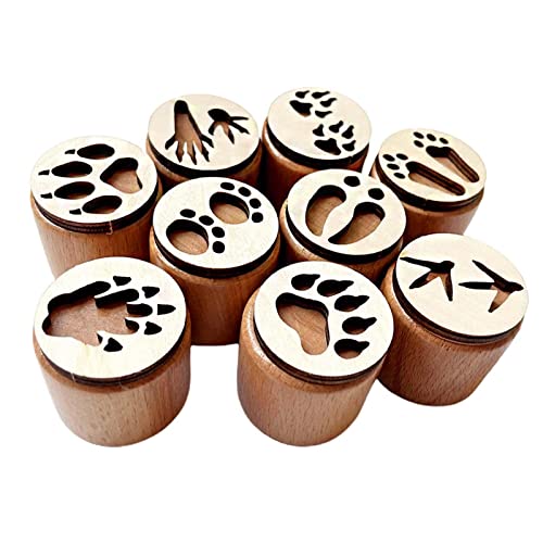 Aymzbd 6X Holzstempel, Tierspur Spielstempel, Logisches Denken, Mehrzweck Konzentration, Kunsthandwerk, Dekoratives Sammelalbum, Holzpuzzle Siegelspiel, Beige Aymzbd 6X Holzstempel, Tierspur Spielstempel, Logisches Denken, Mehrzweck Konzentration, Kunsthandwerk, Dekoratives Sammelalbum, Holzpuzzle Siegelspiel, Beige von Aymzbd