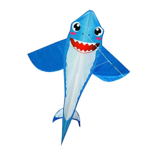Aymzbd Hai Drachen für Strand Und Parkaktivitäten, Großer Outdoor Flyer, Blau Aymzbd Hai Drachen für Strand Und Parkaktivitäten, Großer Outdoor Flyer, Blau von Aymzbd