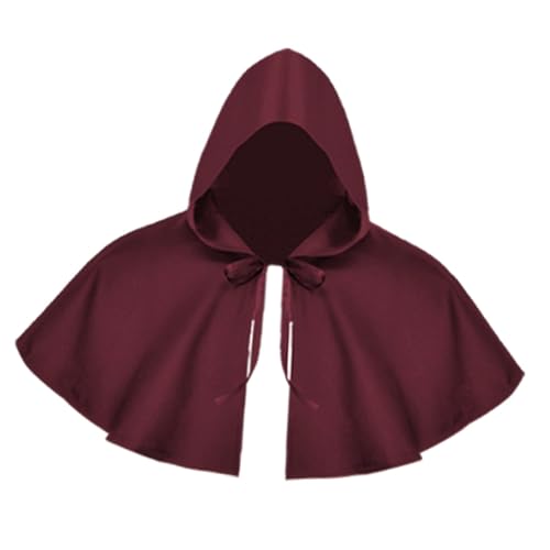 Aymzbd Halloween Umhang mit Kapuze, Poncho, Cosplay, Gothic Party, Erwachsene, Schal, Teufelsumhang, Mittelalterlicher Kapuzenumhang, Hexenumhang für Maskera, Rot Aymzbd Halloween Umhang mit Kapuze, Poncho, Cosplay, Gothic Party, Erwachsene, Schal, Teufelsumhang, Mittelalterlicher Kapuzenumhang, Hexenumhang für Maskera, Rot von Aymzbd
