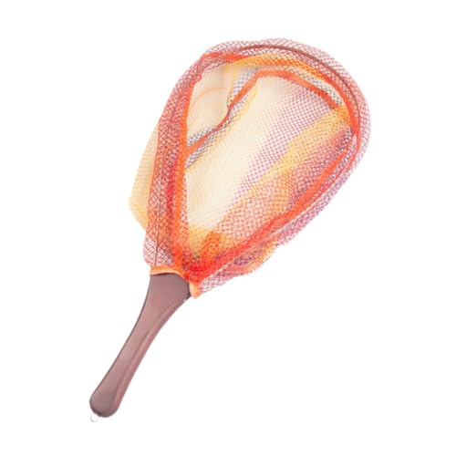 Aymzbd Ing Mesh Net Landing Nets Anti Slip Griff Leichte Ing Gear Net für Salzwasser Boote Outdoor Sport Teiche, Orange von Aymzbd
