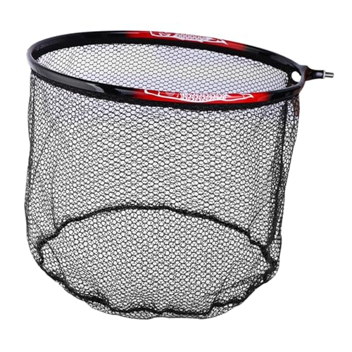 Aymzbd Kescherkopf, Angelkescherkopf, Titanlegierung, gummiert, Ersatznetz, Angelgerät, Fliegenfischernetz, 45CM Aymzbd Kescherkopf, Angelkescherkopf, Titanlegierung, gummiert, Ersatznetz, Angelgerät, Fliegenfischernetz, 45CM von Aymzbd