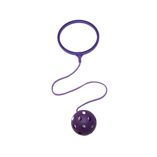 Aymzbd Lustiger Sprungball für Knöchel, Springseile, Knöchelspielzeug, Tragbares Übungs Und Hüpfspielzeug für Parks, Pat, Lila Aymzbd Lustiger Sprungball für Knöchel, Springseile, Knöchelspielzeug, Tragbares Übungs Und Hüpfspielzeug für Parks, Pat, Lila von Aymzbd
