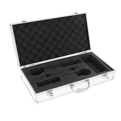 Aymzbd Mikrofontasche, Mikrofontasche, Hart, Professionelle Instrumentenbox, Hartschale, Mikrofontasche, Mikrofon Tragetasche für Chatroom, Internet, Singen, Argent verlängern Aymzbd Mikrofontasche, Mikrofontasche, Hart, Professionelle Instrumentenbox, Hartschale, Mikrofontasche, Mikrofon Tragetasche für Chatroom, Internet, Singen, Argent verlängern von Aymzbd