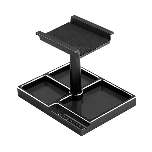 Aymzbd RC Car Ständer, RC Arbeitsständer, Wartungsständer, Multifunktionale Reparatur Workstation, RC Car Reparaturplattform für 1/8 1/24 1/10 DIY ACCS Hobby, Schwarz von Aymzbd