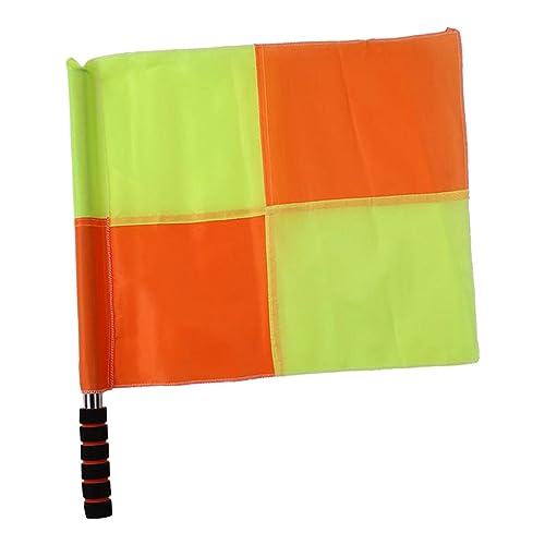 Aymzbd Schiedsrichterflagge, Signalflagge, Tragbare, Langlebige Handflagge, Verkehrssicherheitsflagge für Spiele, Fußball, Verkehr, Fußball, Großes Quadrat Aymzbd Schiedsrichterflagge, Signalflagge, Tragbare, Langlebige Handflagge, Verkehrssicherheitsflagge für Spiele, Fußball, Verkehr, Fußball, Großes Quadrat von Aymzbd