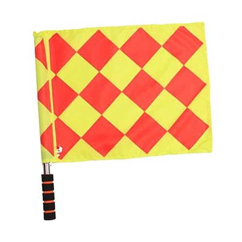 Aymzbd Schiedsrichterflagge, Signalflagge, Tragbare, Langlebige Handflagge, Verkehrssicherheitsflagge für Spiele, Fußball, Verkehr, Fußball, Kleines Quadrat Aymzbd Schiedsrichterflagge, Signalflagge, Tragbare, Langlebige Handflagge, Verkehrssicherheitsflagge für Spiele, Fußball, Verkehr, Fußball, Kleines Quadrat von Aymzbd