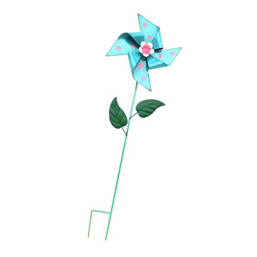 Aymzbd Wind Outdoor Garten Dekorative Garten Stake Metall Windmühle Wind Skulptur für Hinterhof, Blau Aymzbd Wind Outdoor Garten Dekorative Garten Stake Metall Windmühle Wind Skulptur für Hinterhof, Blau von Aymzbd