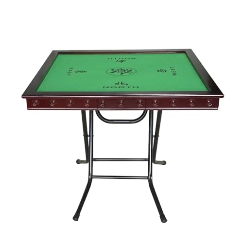 Ayztantine Mahjong-Tisch klappbar Foldable Metal Table Legs Simple Mahjong Non-Automatic Green Desktop Folding Ayztantine Mahjong-Tisch klappbar Foldable Metal Table Legs Simple Mahjong Non-Automatic Green Desktop Folding von Ayztantine