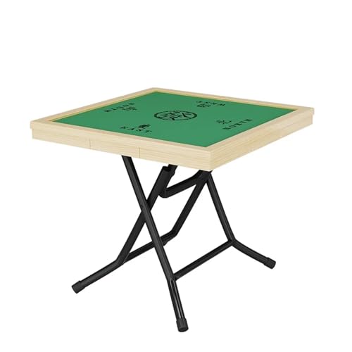 Ayztantine Mahjong-Tisch klappbar Klappbarer Mahjong-Tisch, Faltbarer quadratischer Poker-Kartenspieltisch for den Haushalt(Color10) von Ayztantine