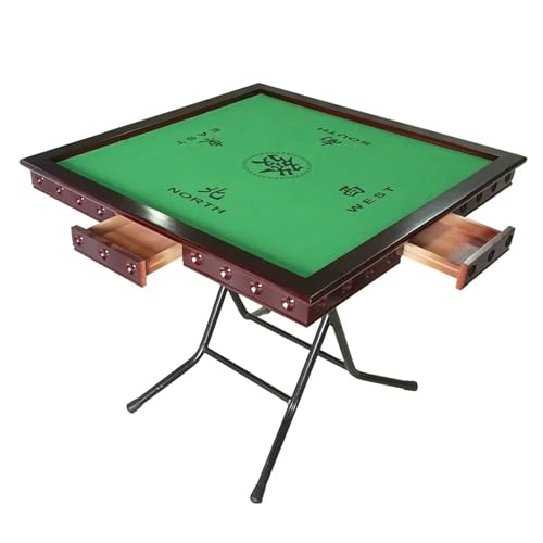 Ayztantine Mahjong-Tisch klappbar Simple Folding Mahjong Table 90 * 90cm Size Non-Automatic von Ayztantine