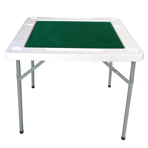 Ayztantine Mahjong-Tisch klappbar Tragbarer Klapptisch for Mahjong-Spiele mit Getränke- und Münzhaltern von Ayztantine