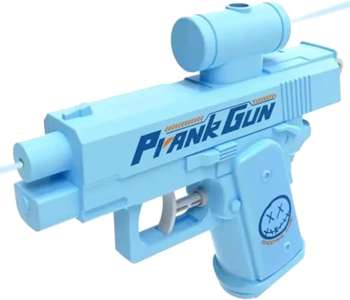 Prank Gun Zwei-Wege-Wasserpistole – Lustige Spritzpistole für Kinder & Erwachsene, Super Soaker für Sommer, Garten & Pool (2 Stück,Blue) von Azarton