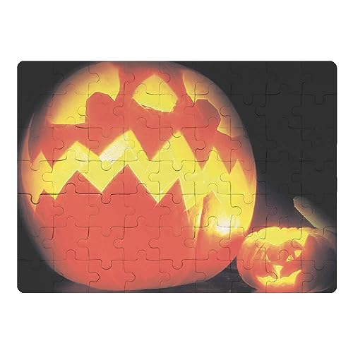 Azeeda A5 'Gespenstischer Kürbis' Magnetisches Puzzle (JI00000016) von Azeeda