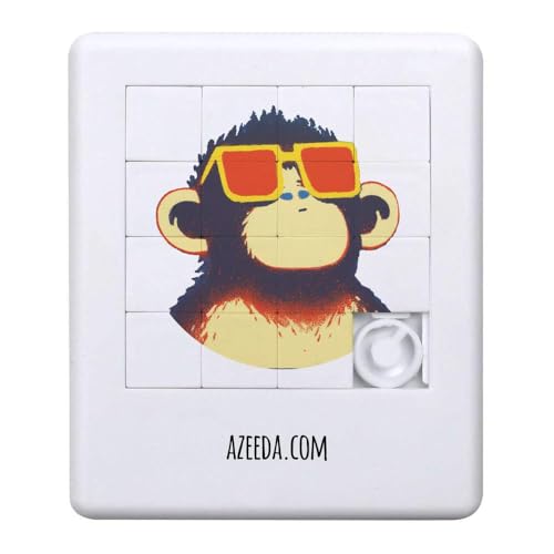Azeeda 'AFFE mit Sonnenbrille ' Schiebepuzzle (PZ00036714) von Azeeda