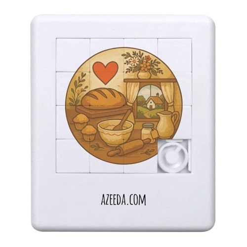 Azeeda 'Bäckerei Liebe' Schiebepuzzle (PZ00036765) von Azeeda