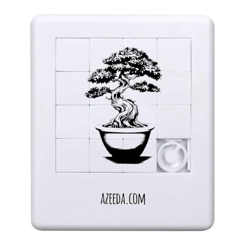 Azeeda 'Bonsai-Baum im Topf' Schiebepuzzle (PZ00036646) von Azeeda