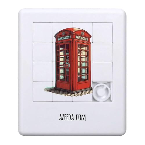 Azeeda 'Britische Telefonzelle' Schiebepuzzle (PZ00037421) von Azeeda