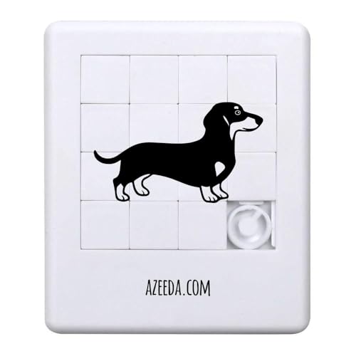 Azeeda 'Dackel Hund' Schiebepuzzle (PZ00038189) von Azeeda
