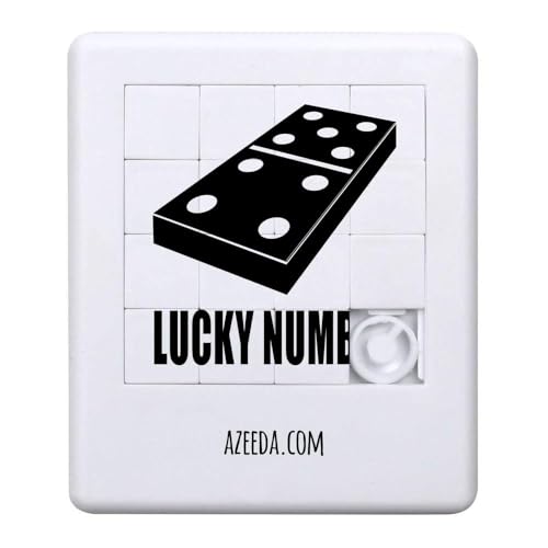 Azeeda 'Dominostein des Glücks' Schiebepuzzle (PZ00036815) von Azeeda
