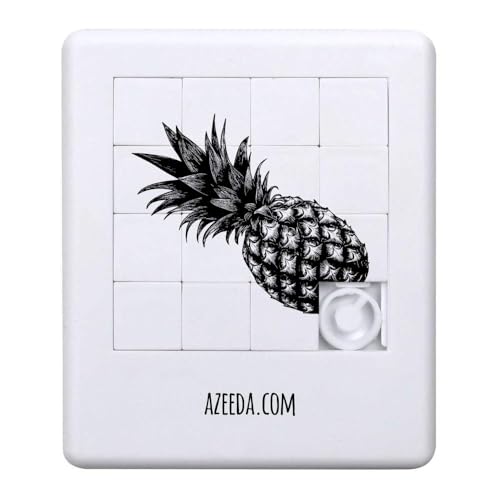 Azeeda 'Einzelne Ananas' Schiebepuzzle (PZ00036809) von Azeeda