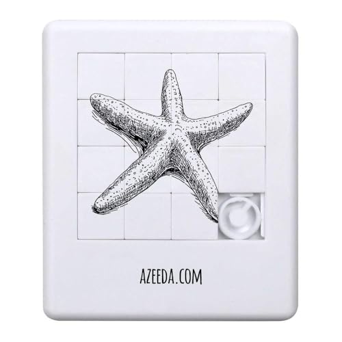 Azeeda 'Einzelner Seestern' Schiebepuzzle (PZ00036864) von Azeeda