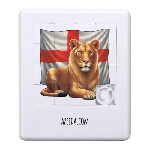 Azeeda 'England Flagge mit Löwin' Schiebepuzzle (PZ00038492) von Azeeda