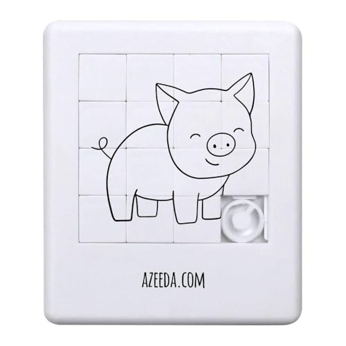 Azeeda 'Entzückendes Schwein' Schiebepuzzle (PZ00026922) von Azeeda