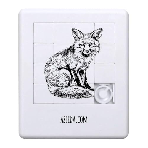 Azeeda 'Fuchs sitzend' Schiebepuzzle (PZ00038688) von Azeeda